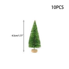 10x Miniature Christmas Tree