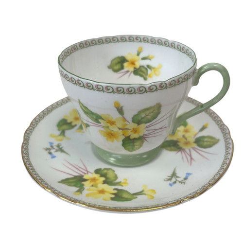 Shelley primrose pattern green - primrose,