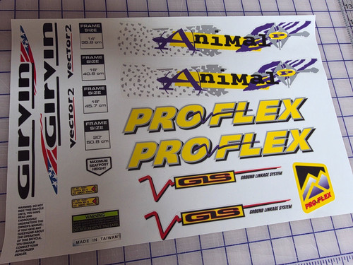 Sticker decal set - set, fits