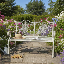 Summer Garden Bench Metal