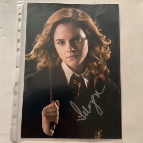 Emma watson signed - watson, autograph