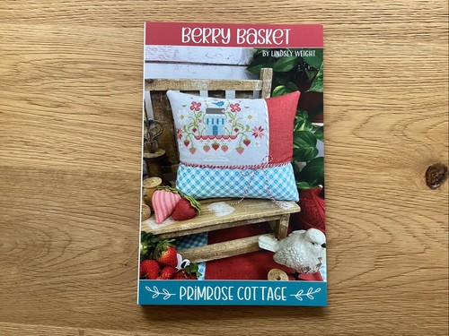 Berry basket cross stitch - basket,