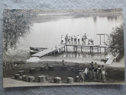 Vintage campground dock and - dock,