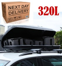 Car Roof Top Box 320 Litre Gloss Black NEW IN STOCK NEXT DAY DELIVERY