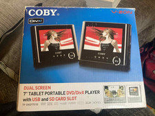 Coby TF-DVD751D Dual Screen 7"