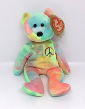 Ty Beanie Babies Peace Tie Dye