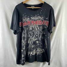 Iron Maiden Killers Mens T Shirt XL Extra Large Official Licensed Distressed