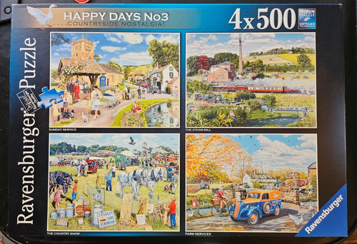 Ravensburger 4x500 happy days - 4x500,