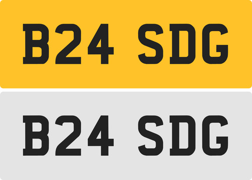 Sdg private number plate - sdg,