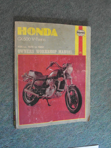 Haynes honda cx500 twins - honda,