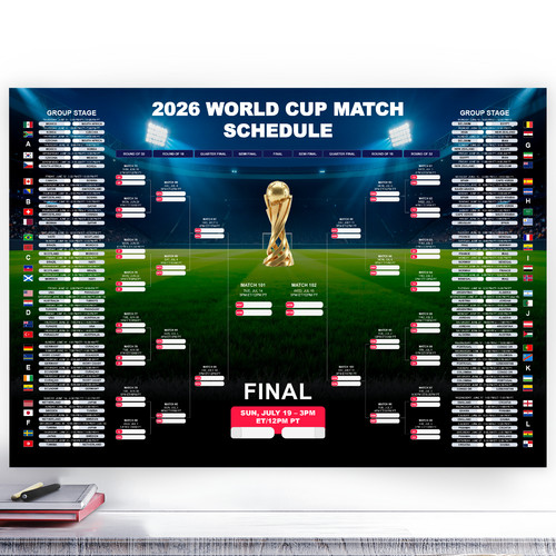 Football world cup - football, poster