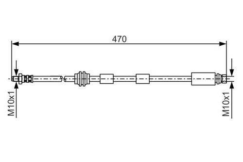 New brake hose - brake, ford