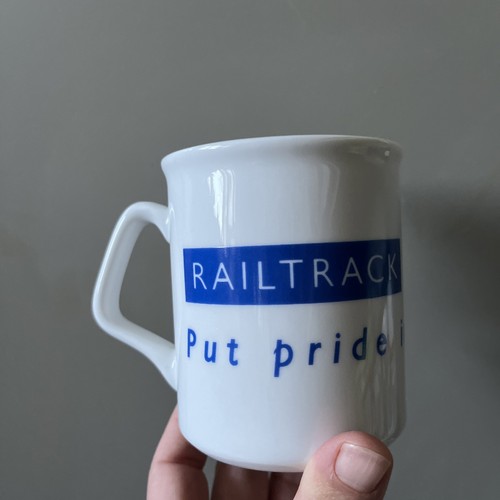 Railtrack ceramic mug cup - ceramic,