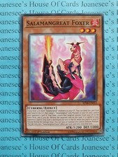 Salamangreat Foxer SDSB-EN013 Common Yu-Gi-Oh Card 1st Edition New