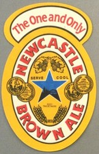Newcastle Brown Ale The One And Only Beer Mat 