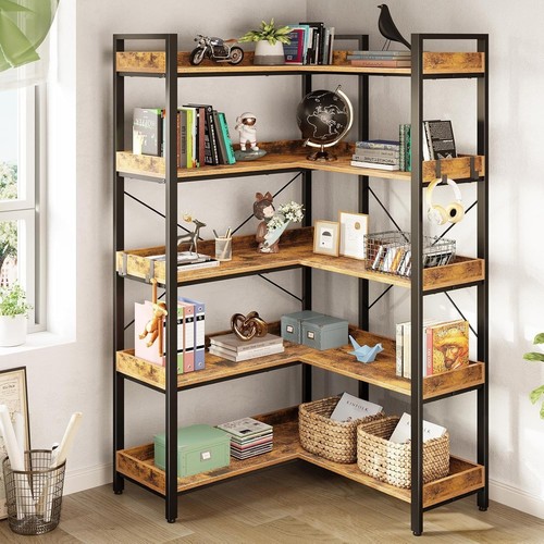 Shelf corner bookshelf - 5-shelf,