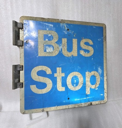 Vintage bus stop - stop, two