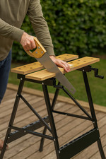 Foldable Workbench with Vise