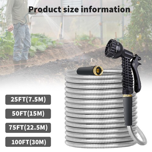 100ft stainless steel garden - steel,
