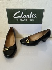 Clarks Slip On Black Leather