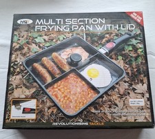 NGT Multi Section Frying Pan with Lid ~ Non-Stick