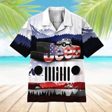 Jeep American Flag Hawaiian