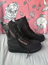 UNIF Trench Boots (Size 8)