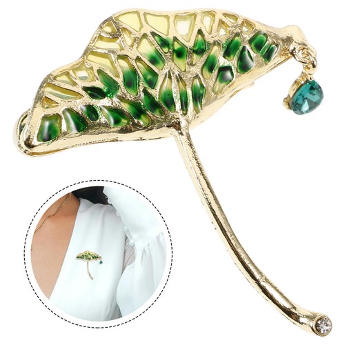 Women clothes brooch leaf - brooch,