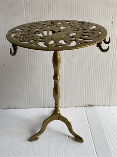 Antique brass fireside tall - antique,