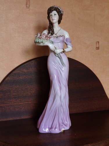 Coalport lily figurine - coalport,