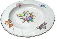 SWANSEA dished plate Georgian c1820 antique Nantgarw z