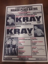 KRAYS BOXING POSTER, ALL THREE