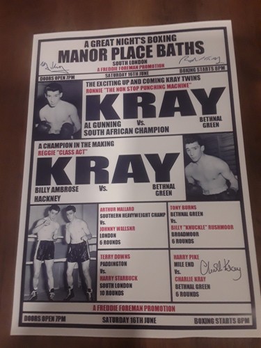 Krays boxing poster all - krays, poster,