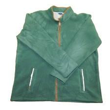 Men's Cotton Traders Green Jacket Fleece Size XL