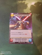 Darth Revan's Lightsabers Hyperspace - LOF  NM - Star Wars Unlimited