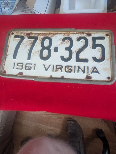 1961 plates are common - ,, but