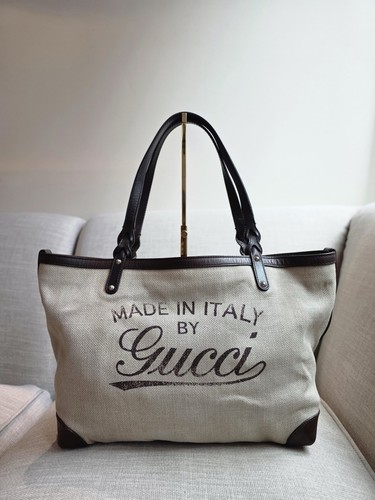 Gucci canvas tote bag - gucci,
