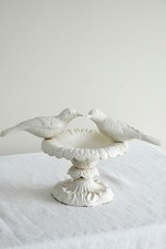 Vintage Cast Iron Bird Bath
