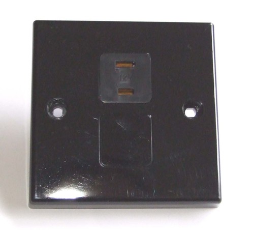 12v black socket - socket, clipsal