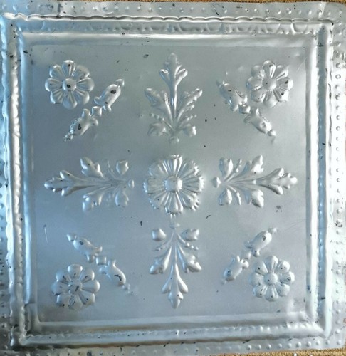 Vintage american tin tile - american,