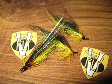 3 V Fly Size 8 RV Signature Ultimate Posh Tosh Double Salmon Flies