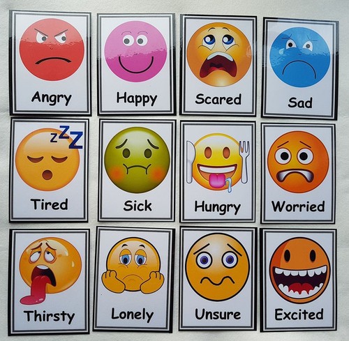 Emotion feeling cards - feeling,
