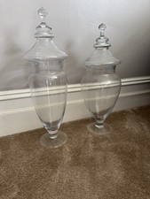 2 Large Apothecary Jars