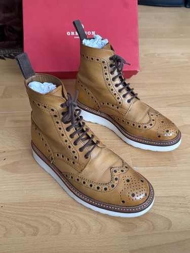 Grenson fred brown leather - grenson, v