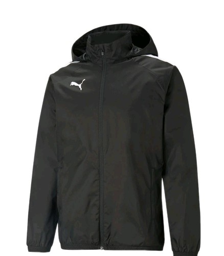 Puma liga rain jacket black - puma,