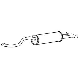 Klarius tail pipe with back - klarius,