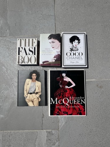 Fashion coffee table books - books, x5