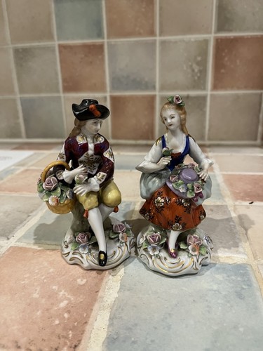 Sitzendorf porcelain figurines - sitzendorf,