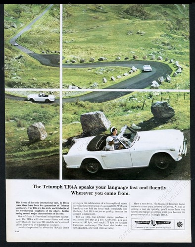 1966 triumph tr4a white - 1966,