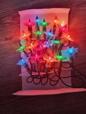 Woolworths Christmas Lights Petal Vintage Multicoloured 20 For 4ft Tree Boxed